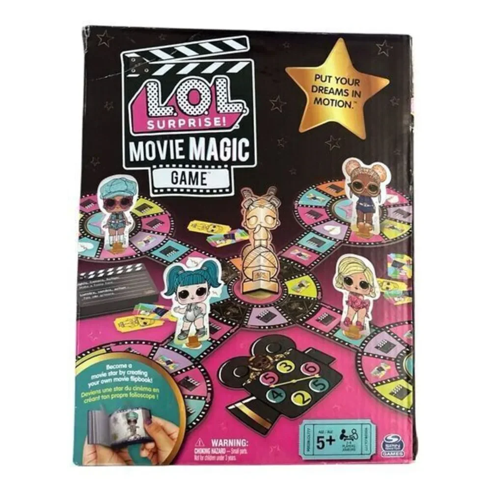 L.O.L. Surprise Movie Magic Game Ages 5+  NEW Same‎ Day Shipping Fun Game Night